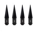 True Spike True Spike LG0956BK Lug Nuts; Black TSL-LG0956BK